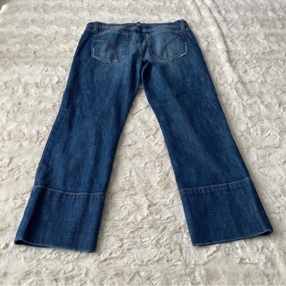 Joe's Jeans Women's Blue Socialite Kicker Cropped Jeans Size 27 - Picture 5 of 5
